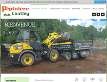 Tablet Screenshot of pepinierecantley.com